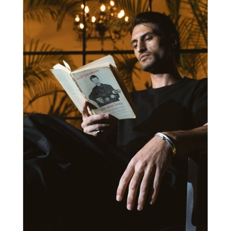 دستبند اصالت نقره سایز L